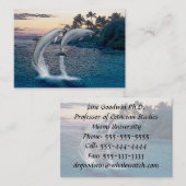 フロリダイルカ名刺 名刺 (正面/裏面)