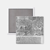 フロリダインディアン狩り鹿 マグネット (正面/裏面)