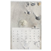 フロリダイーストコーストビーチバックウォーター自然 カレンダー (2月 2026)