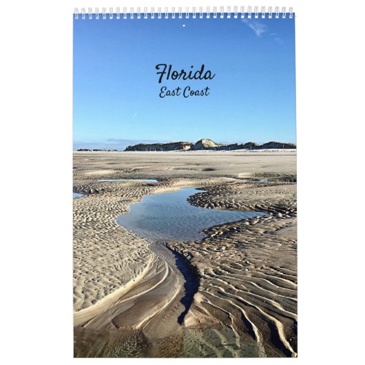 フロリダイーストコーストビーチバックウォーター自然 カレンダー (カバー)