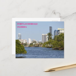 フロリダウォーターウェイから建物フォートローダーデール ポストカード