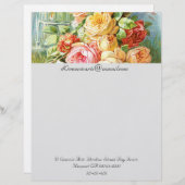 フロリダウォーターケルンとキャベツバラ レターヘッド (正面/裏面)