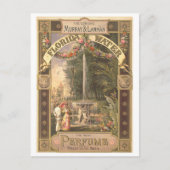 フロリダウォーター香水のヴィンテージ広告 ポストカード (正面)