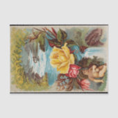 フロリダウォービクトリアンタードトレードカードクラフト 薄葉紙 (正面)