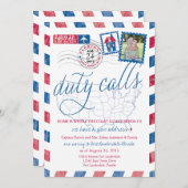 フロリダエアメール軍隊の移動告知 招待状 (正面/裏面)