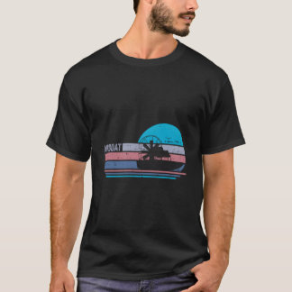 フロリダエバーグレーズのエアボート Tシャツ
