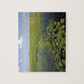 フロリダエバーグレーズのスイレンとノコギリ ジグソーパズル (縦)