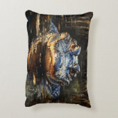 フロリダエバーグレーズの可愛いアニ絵を描ゲーター アクセントクッション (裏面(縦))