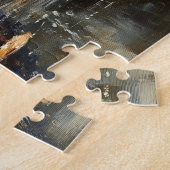 フロリダエバーグレーズの可愛いアニ絵を描ゲーター ジグソーパズル (側面)