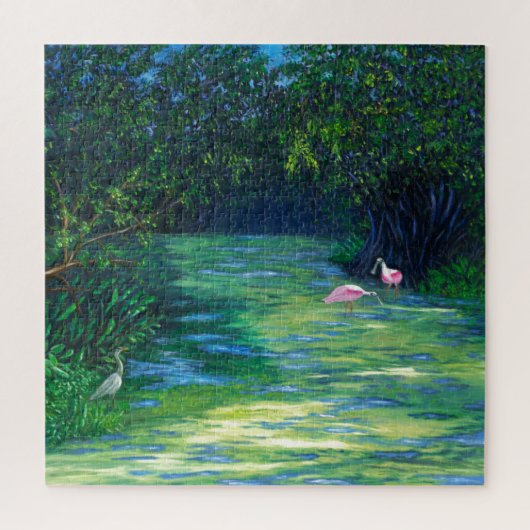 フロリダエバーグレーズワイルドライフリュージ ジグソーパズル (縦)