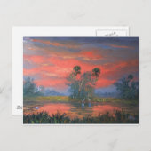 フロリダエバーグレーズ火星 ポストカード (正面/裏面)