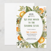 フロリダオレンジ移転のお知らせ 招待状 (正面/裏面)