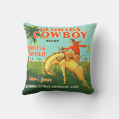 フロリダカウボーイヴィンテージシトラスクラートラベル クッション (裏面)