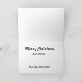 フロリダカードからのクリスマス シーズンカード (内部)