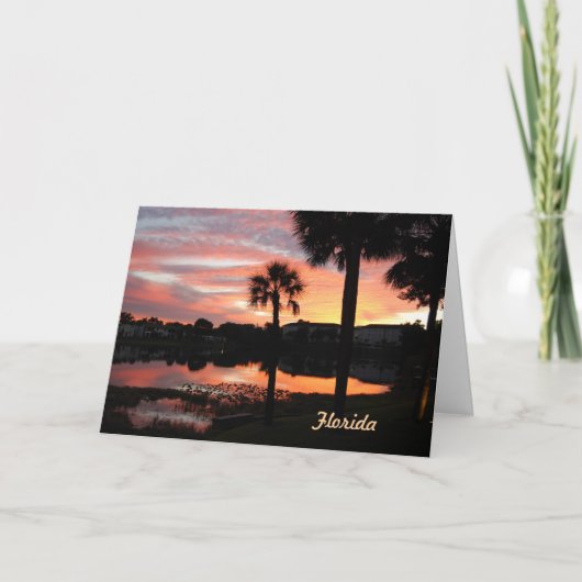 フロリダカードからのクリスマス シーズンカード (正面)