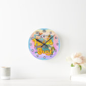 フロリダガイ ラウンド壁時計 (ホーム)