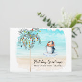 フロリダキュートペンギンビーチシーンホリデイに移動 案内状 (スタンド正面)