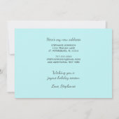 フロリダキュートペンギンビーチシーンホリデイに移動 案内状 (裏面)