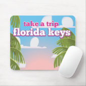 フロリダキーズ旅行ポスター マウスパッド (マウス)