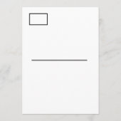 フロリダキーズ 5x7 ポストカード (裏面)