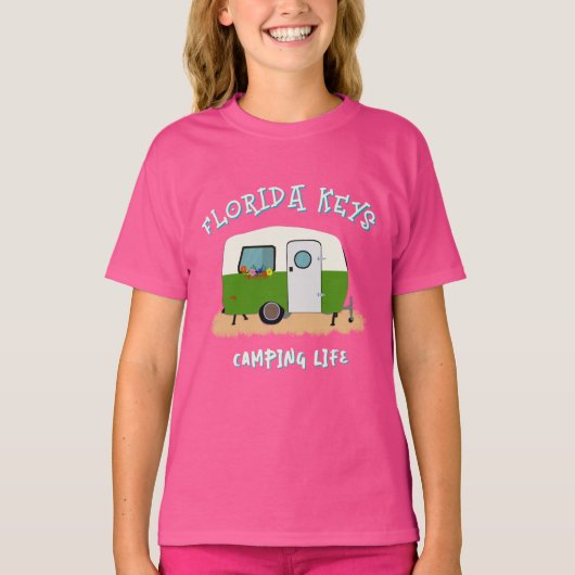 フロリダキーズRVキャンプライフ Tシャツ (正面)