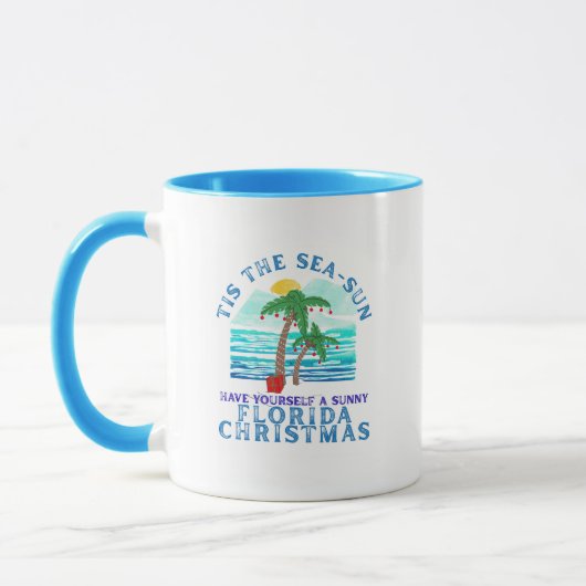 フロリダクリスマスコーヒーマグ マグカップ (左)