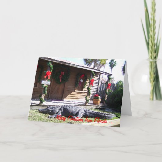 フロリダクリスマス シーズンカード (正面)