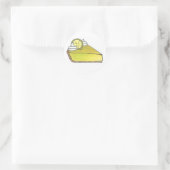 フロリダグリーン鍵ライムキーライムパイスライスデザート ラウンドシール (バッグ)