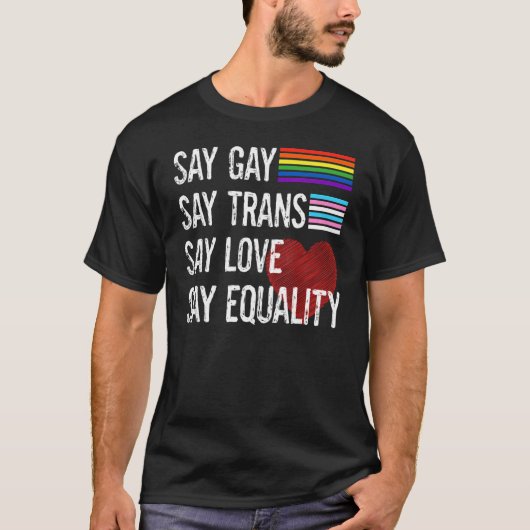フロリダゲイセイゲイセイTrans Stay 誇りを持った Lgbtqゲイ Tシャツ (正面)