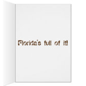 フロリダゲーターウンチチョコレート特産カード (内側 (右))