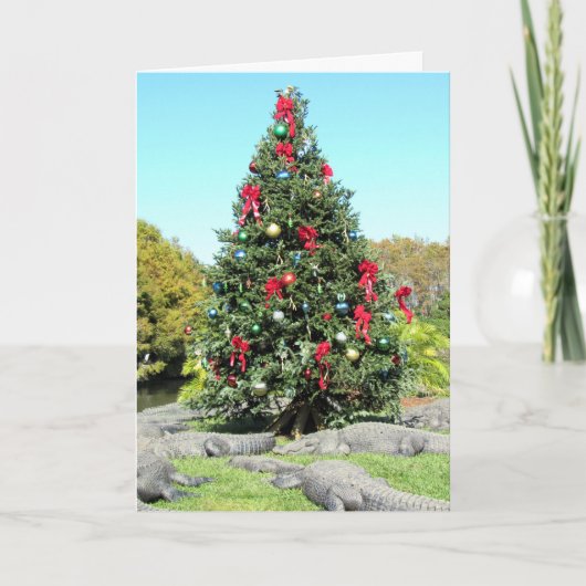 フロリダゲータークリスマスカード カード (正面)