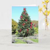 フロリダゲータークリスマスカード カード (黄色い花)