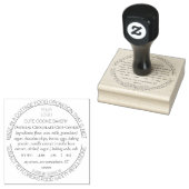 フロリダコテージ食品法ゴム印 ラバースタンプ (押印)