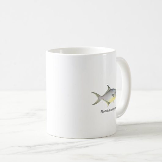 フロリダコバンアジ(タイトルを付けられる) コーヒーマグカップ (正面右)