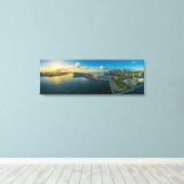 フロリダコーストの美しいパノラマビュー キャンバスプリント (インサイチュ (ウッドフロア))