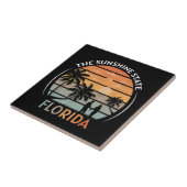 フロリダサマービーチヴィンテージサンセット タイル (側面)