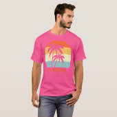 フロリダサンゴヤシ休暇 Tシャツ (正面フル)