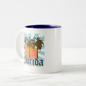 フロリダサンシャイステート米国 ツートーンマグカップ (正面左)