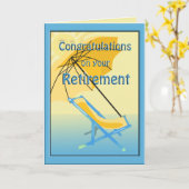 フロリダサンシャイン·リタイアメント·グリーティング·カード カード (黄色い花)