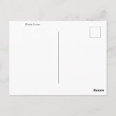 フロリダサンセットコラージュ ポストカード (裏面)