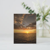 フロリダサンセットポストカードでリラックス ポストカード (スタンド正面)