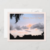 フロリダサンセット威厳があるイン ポストカード (正面/裏面)