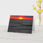 フロリダサンセット カード (黄色い花)