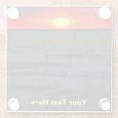 フロリダサンセット ガラスコースター (裏面)