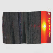 フロリダサンセット ゴルフタオル (横)