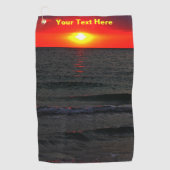 フロリダサンセット ゴルフタオル (正面)