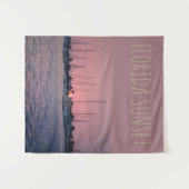 フロリダサンセット タペストリー (正面(横))