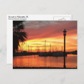 フロリダサンセット ポストカード (正面/裏面)