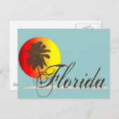 フロリダサンセット ポストカード (正面/裏面)