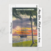 フロリダサンセット ポストカード (正面/裏面)